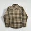 Camicia in flanella a quadri vintage Harley-Davidson marrone beige | Abbigliamento da lavoro anni 2000