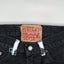 Jeans vintage Levi's Custom Rework con stampa mucca, neri | Pantaloni in denim anni 2000