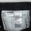 Jeans vintage Levi's Custom Rework con stampa mucca, neri | Pantaloni in denim anni 2000