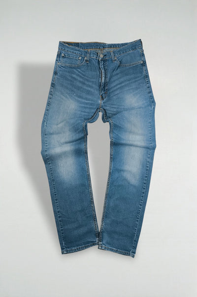 Jeans Levi's 505 Stretch Denim Blu Vintage | Pantaloni classici a cinque tasche anni 2010