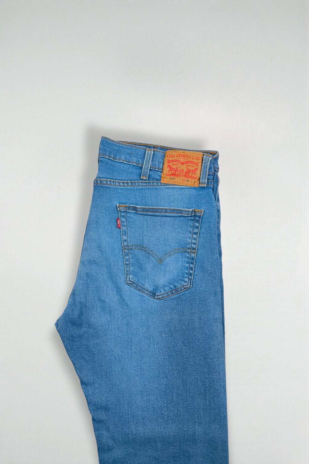 Jeans Levi's 505 a gamba dritta vintage blu | Denim Y2K