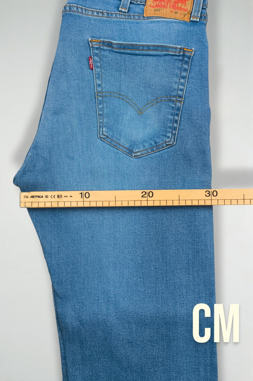 Jeans Levi's 505 a gamba dritta vintage blu | Denim Y2K