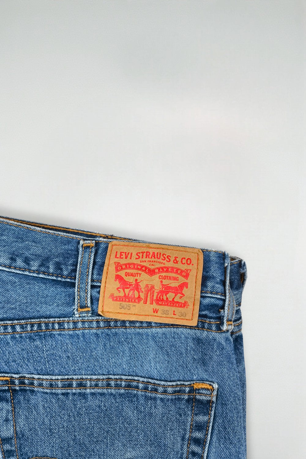 Jeans Levi's 505 a gamba dritta vintage blu | Denim classico anni 2000