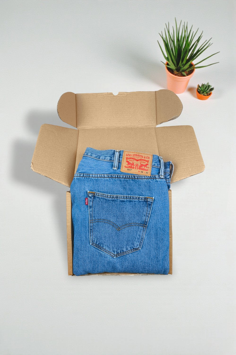 Vintage Levi’s 501 Rework Jeans Blue | Classic Straight Leg Denim