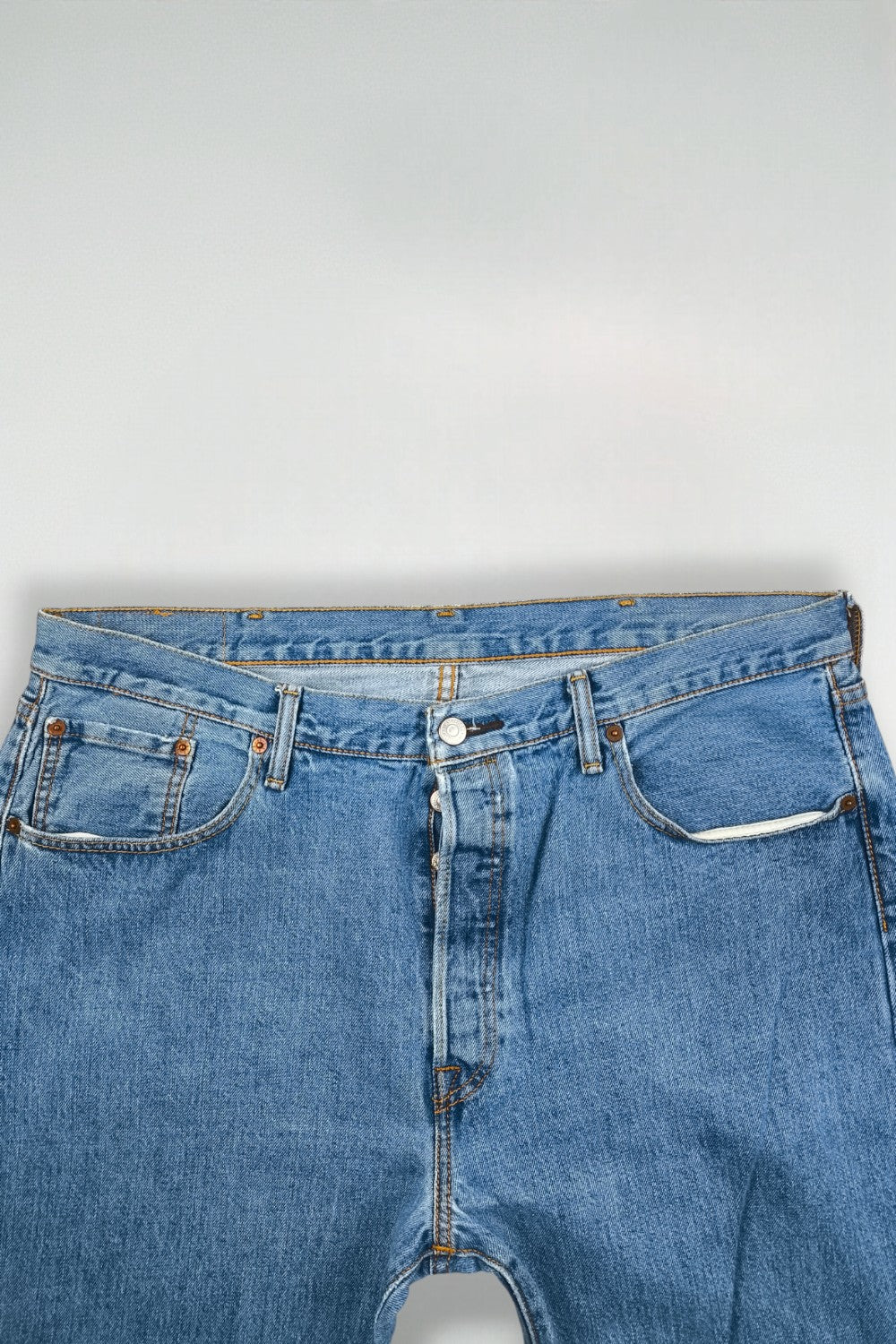 Vintage Levi’s 501 Rework Jeans Blue | Classic Straight Leg Denim
