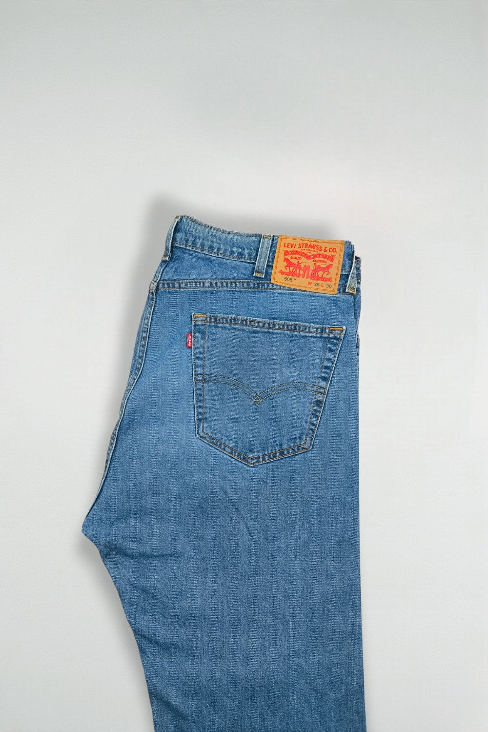 Jeans Levi's 505 a gamba dritta vintage blu | Denim classico anni 2000