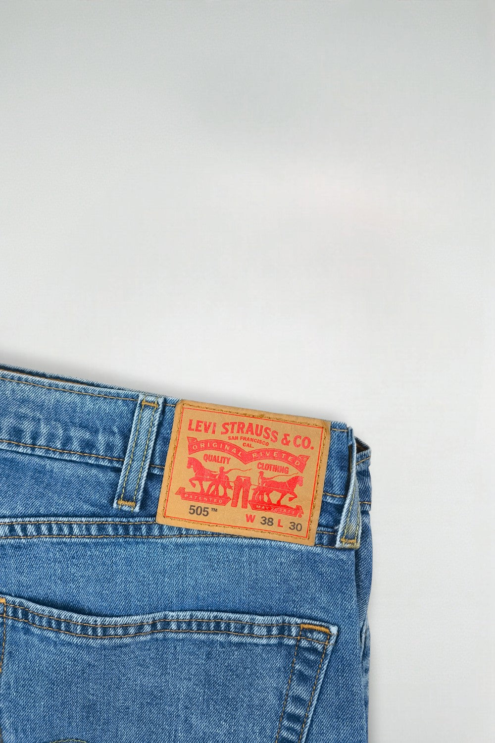 Jeans Levi's 505 a gamba dritta vintage blu | Denim classico anni 2000
