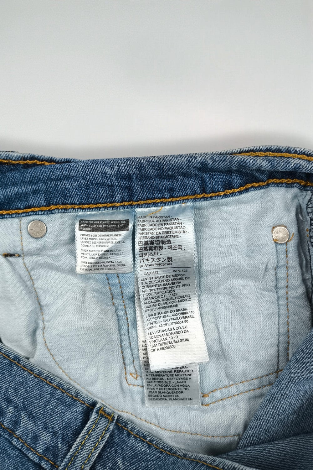 Jeans Levi's 505 a gamba dritta vintage blu | Denim classico anni 2000