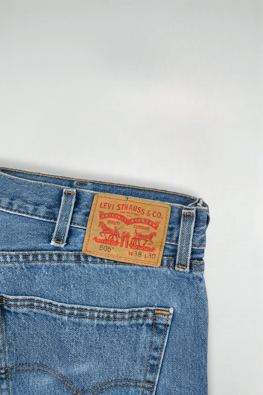 Jeans Levi's 505 a gamba dritta vintage blu | Denim classico anni 2000