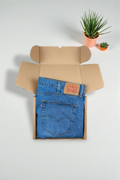 Jeans Levi's 505 a gamba dritta vintage blu | Denim anni 2000