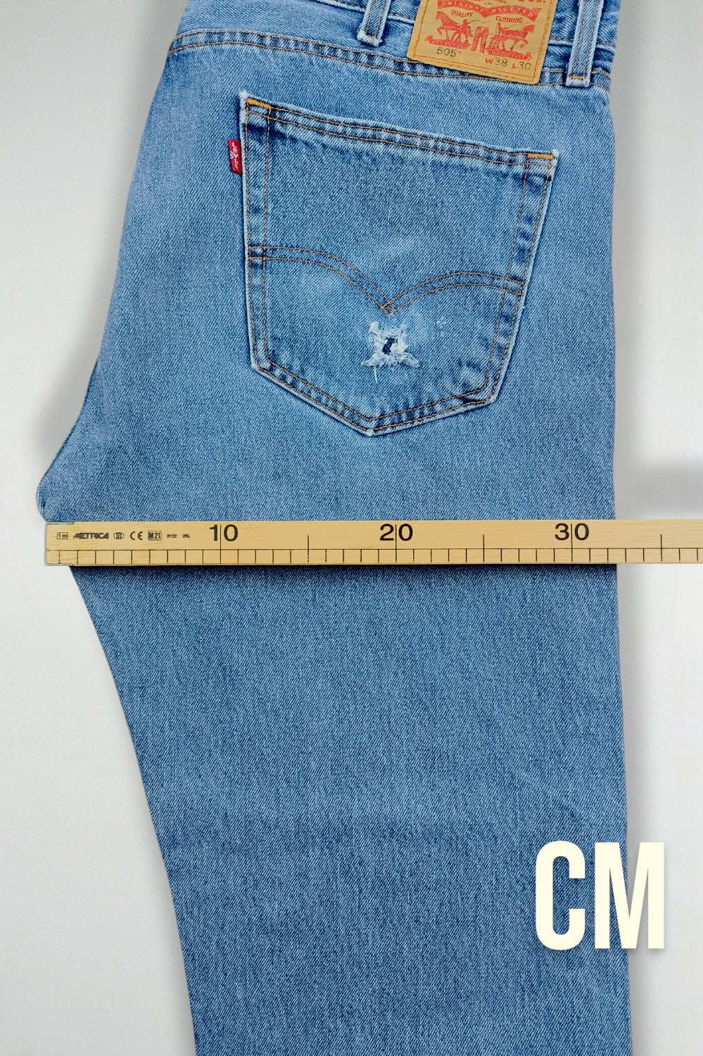 Jeans Levi's 505 a gamba dritta vintage blu | Denim classico anni 2000