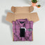 Camicia a quadri viola Harley-Davidson di seconda mano | Abbigliamento da lavoro per motociclisti Y2K