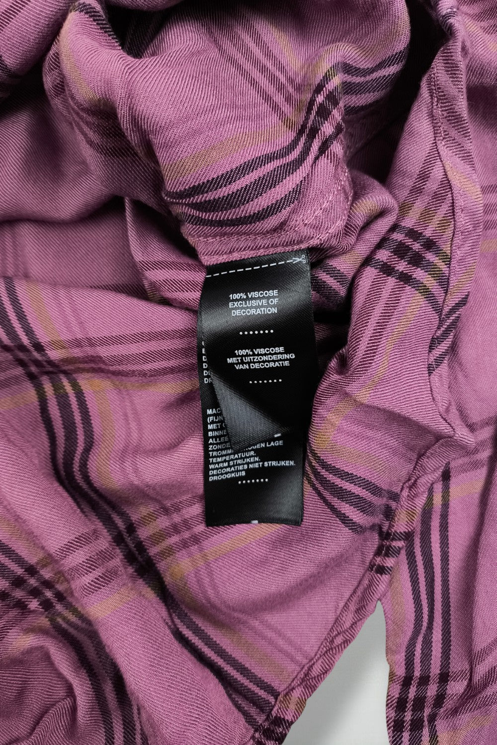 Camicia a quadri viola Harley-Davidson di seconda mano | Abbigliamento da lavoro per motociclisti Y2K