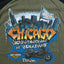 Maglietta grafica vintage Harley-Davidson Chicago Wrigleyville verde e nera | Maglietta da motociclista anni 2000