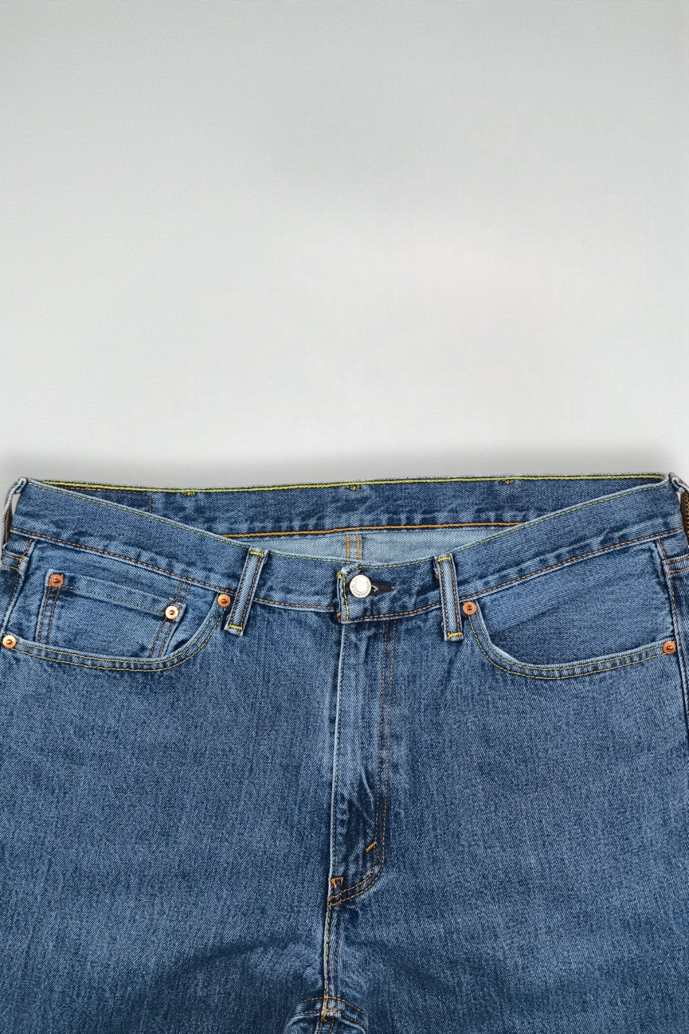 Jeans Levi's 505 a gamba dritta vintage, blu denim | Abbigliamento da lavoro classico anni 2000