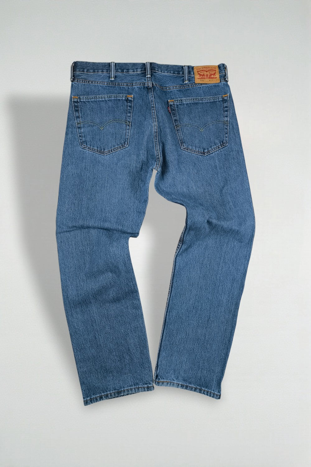 Jeans Levi's 505 a gamba dritta vintage, blu denim | Abbigliamento da lavoro classico anni 2000