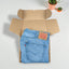 Jeans Levi's 505 a gamba dritta vintage, blu chiaro | Pantaloni in denim anni '90