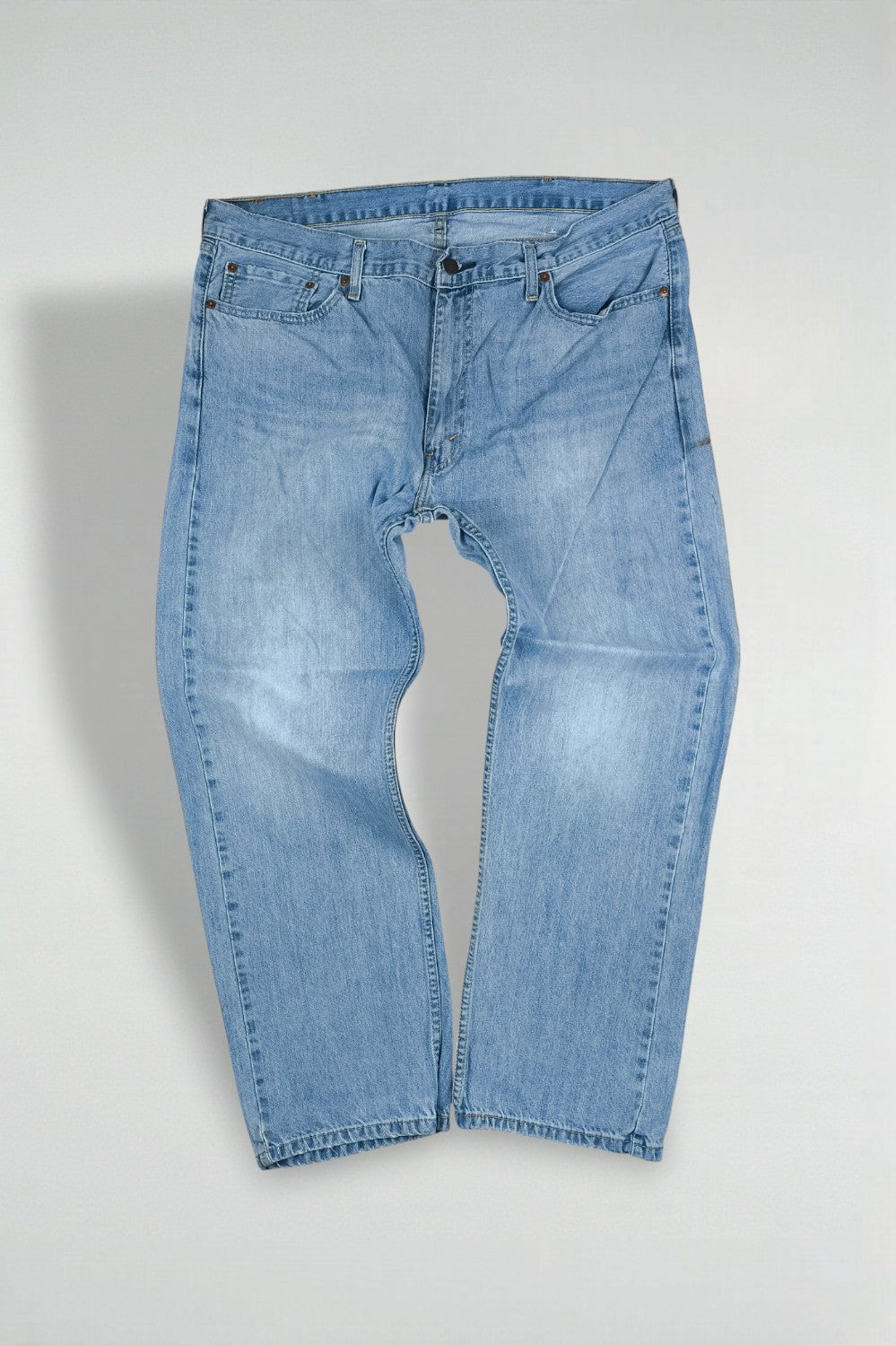 Jeans Levi's 505 a gamba dritta vintage, blu chiaro | Pantaloni in denim anni '90