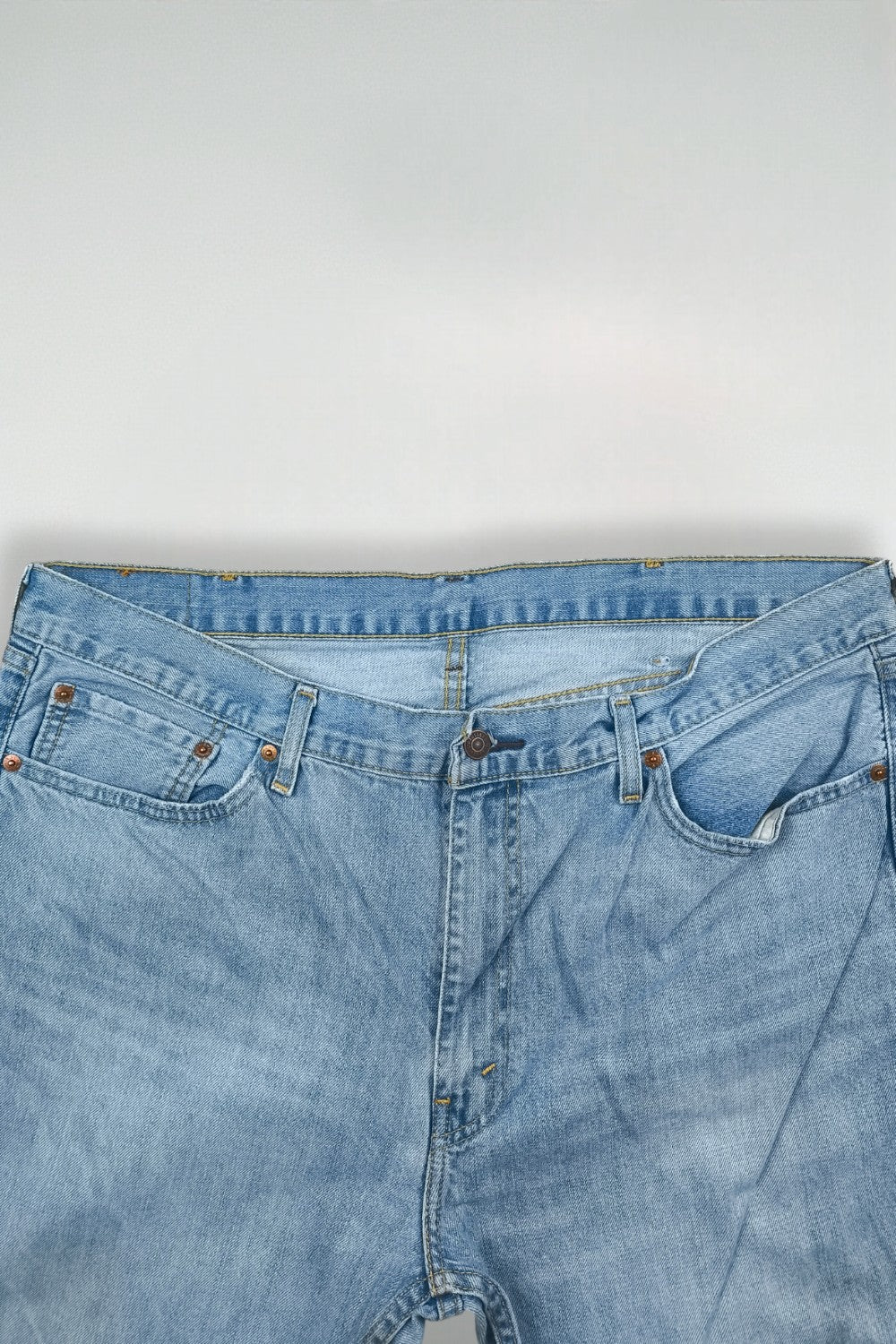 Jeans Levi's 505 a gamba dritta vintage, blu chiaro | Pantaloni in denim anni '90