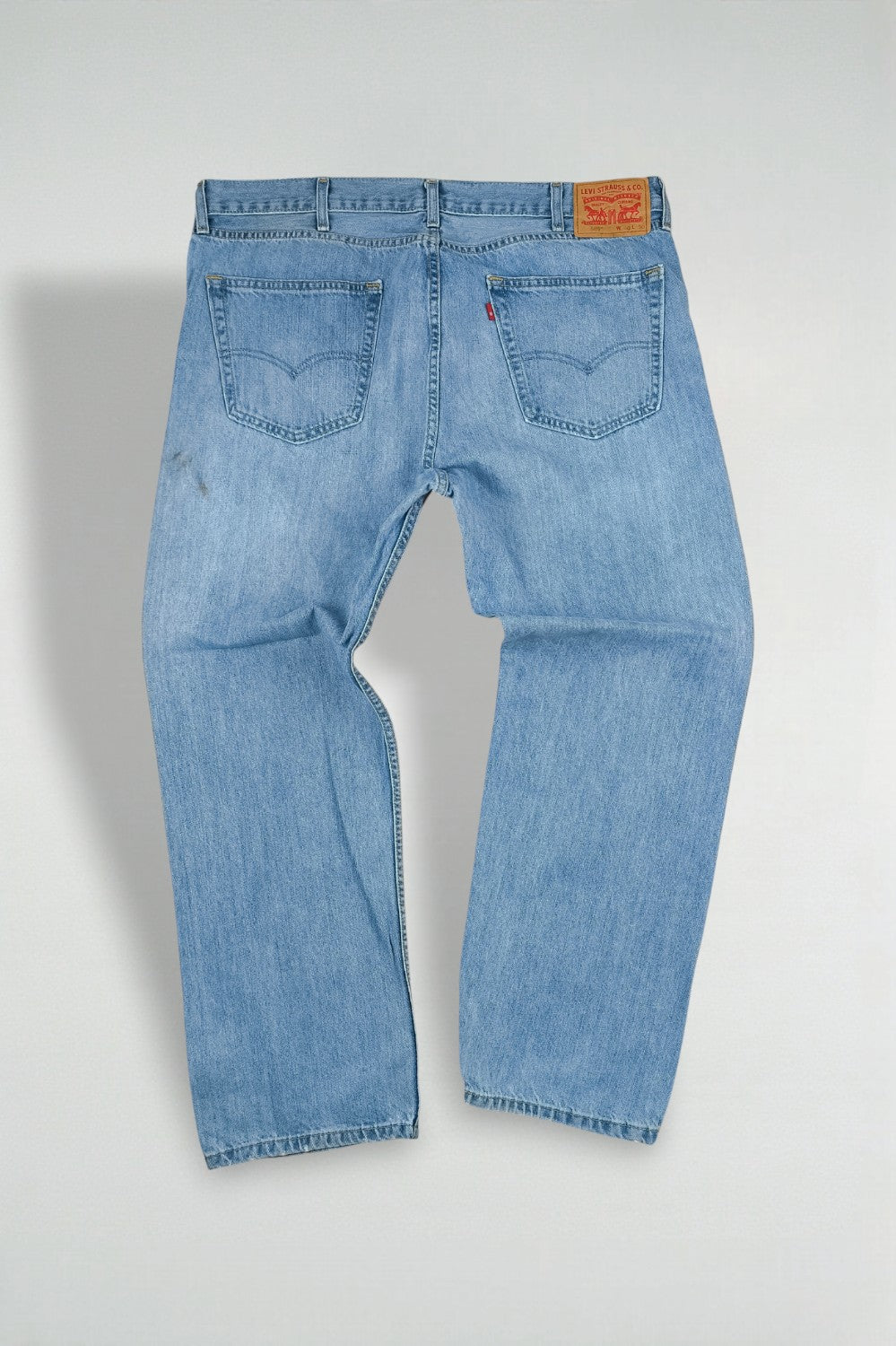 Jeans Levi's 505 a gamba dritta vintage, blu chiaro | Pantaloni in denim anni '90