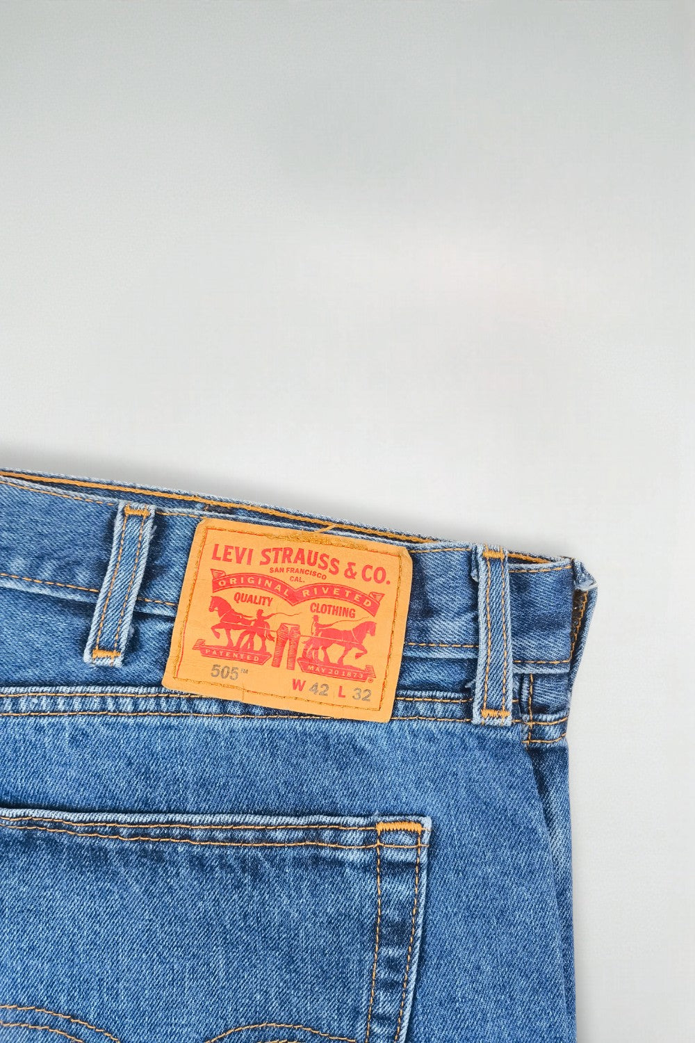 Jeans Levi's 505 Straight Leg di seconda mano, blu | Denim classico