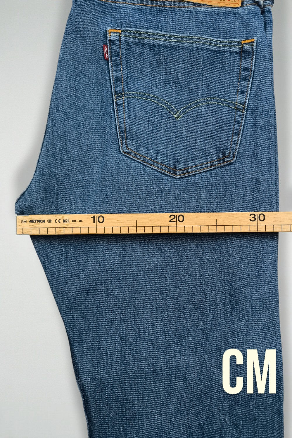 Jeans Levi's 505 a gamba dritta vintage, blu denim | Abbigliamento da lavoro classico anni 2000