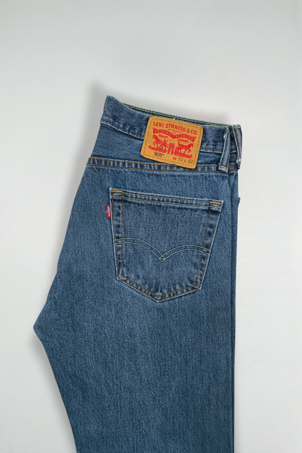Vintage Levi’s 505 Straight Leg Jeans Blue | 2000s Denim