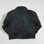 Giacca da pompiere vintage in pelle nera Minigance | Capispalla francese anni '90