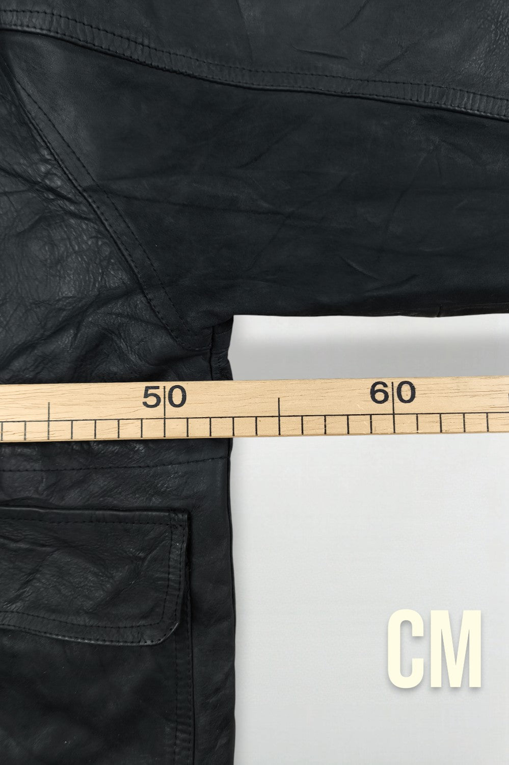 Giacca da pompiere vintage in pelle nera Minigance | Capispalla francese anni '90