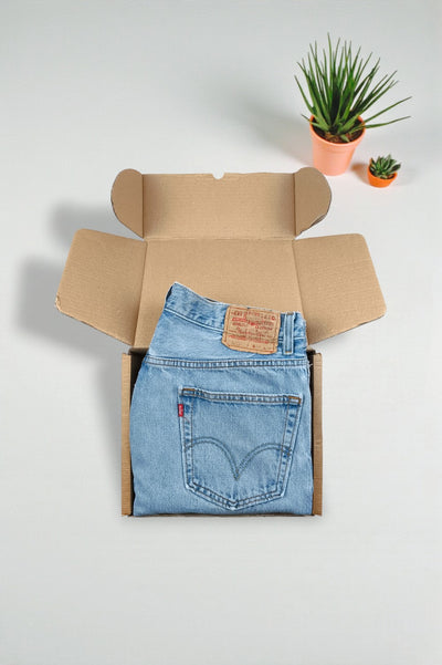 Jeans Levi's 505 Regular Fit vintage, blu chiaro | Pantaloni in denim anni '90