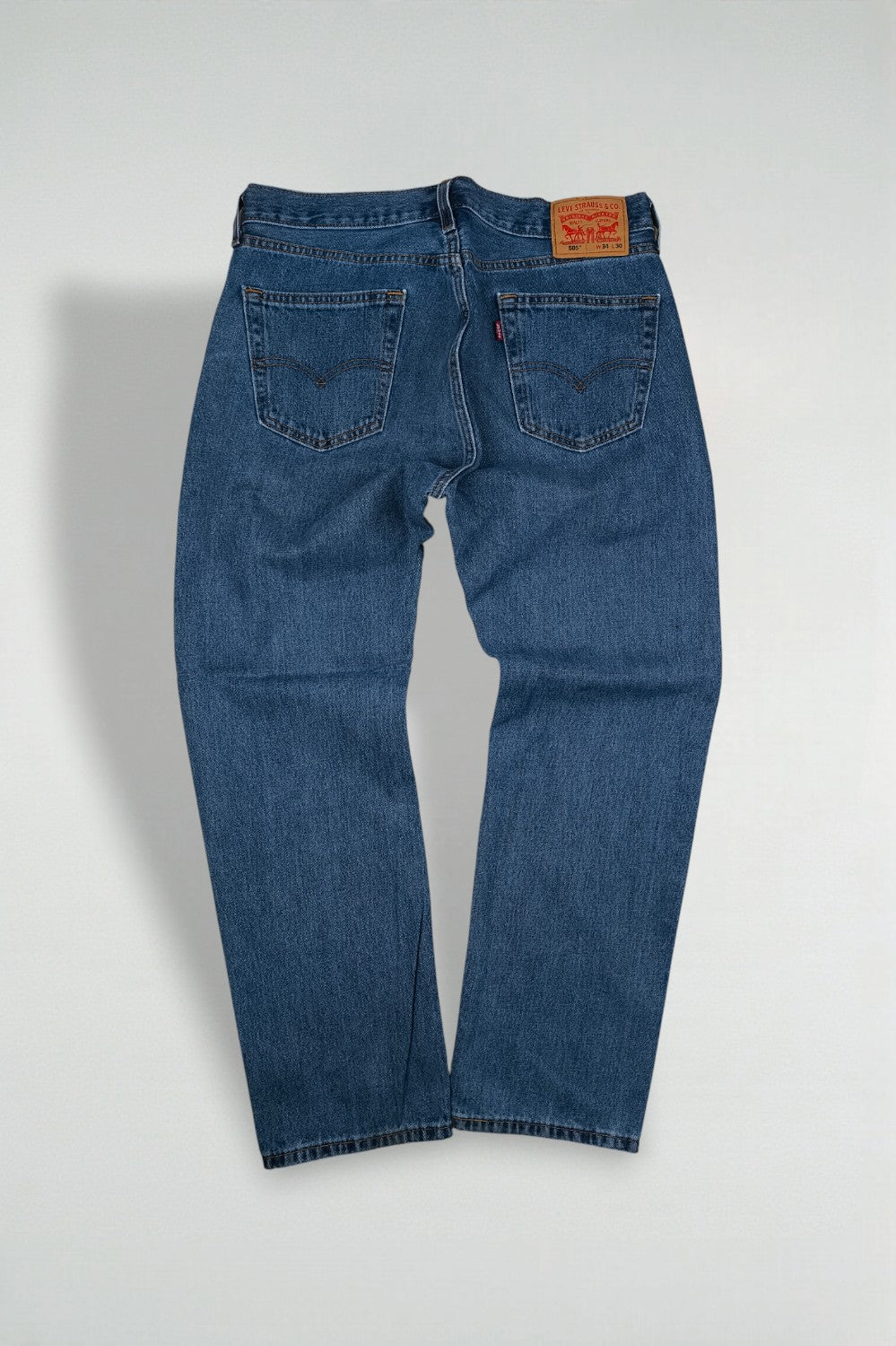 Jeans Levi's 505 a gamba dritta blu vintage | Pantaloni in denim anni 2000