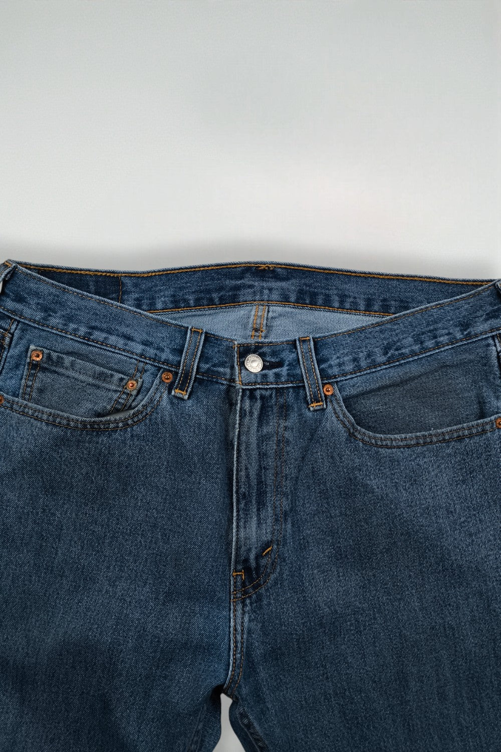Jeans Levi's 505 a gamba dritta blu vintage | Pantaloni in denim anni 2000
