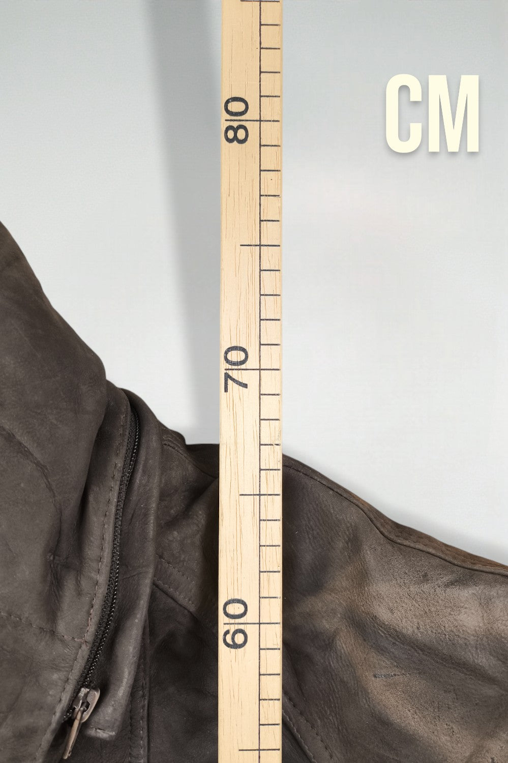 Giacca da pompiere vintage in vera pelle con cappuccio, marrone scuro | Capispalla utility anni '90