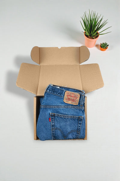 Jeans Levi's 505 Regular Fit Vintage Blu | Denim Classico Anni '90