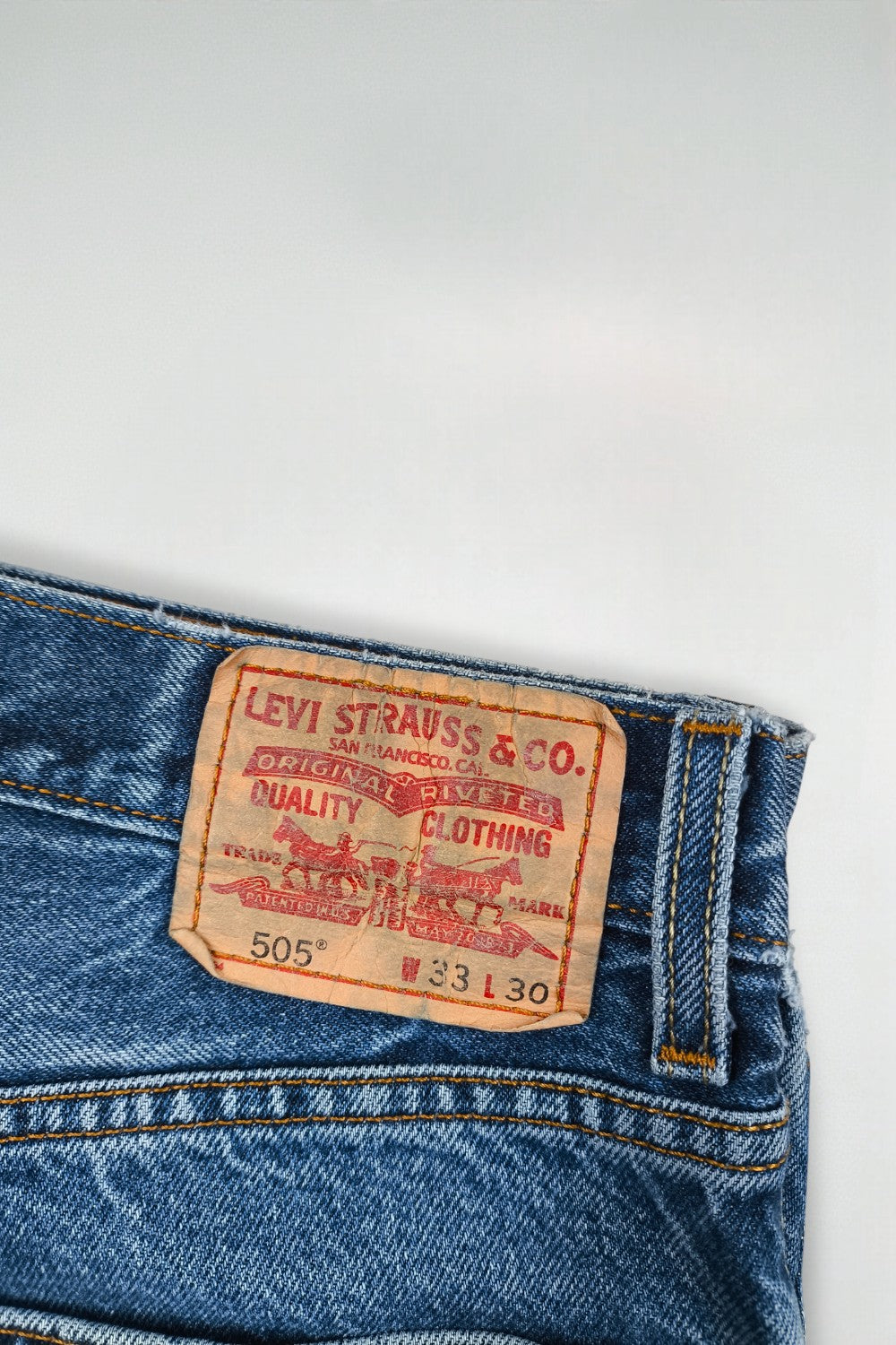 Vintage Levi’s 505 Regular Fit Jeans Blue | 1990s Classic Denim