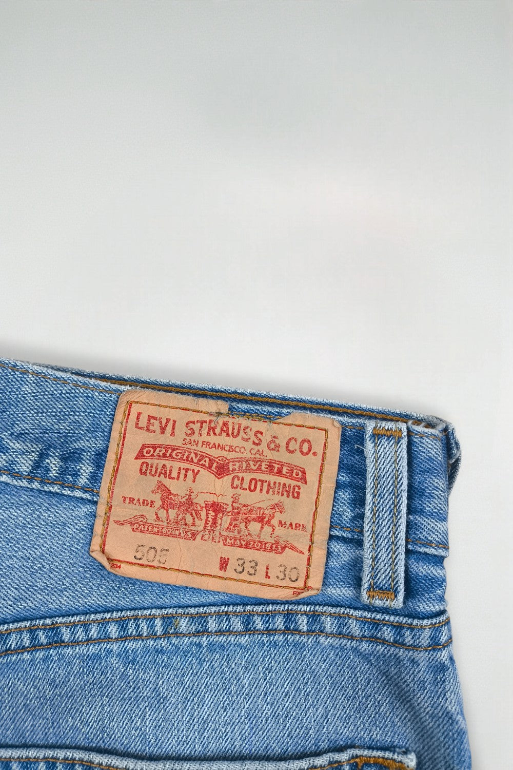 Jeans Levi's 505 Regular Fit Vintage Blu | Denim Classico Anni 2000