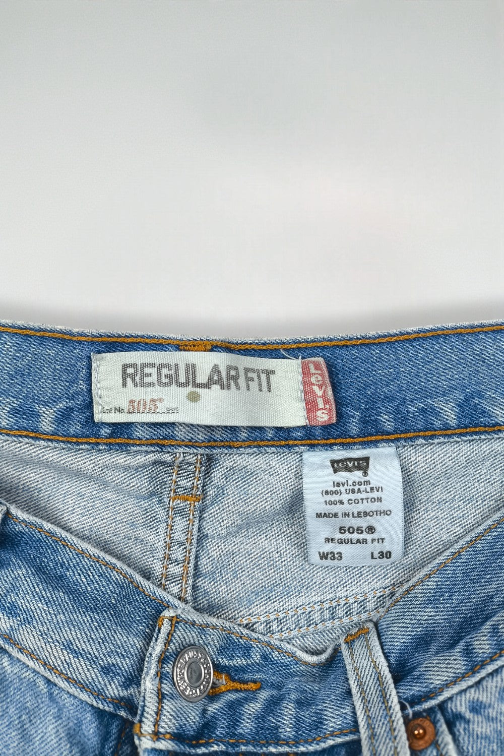 Jeans Levi's 505 Regular Fit Vintage Blu | Denim Classico Anni 2000