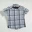 Camicia a maniche corte vintage Harley-Davidson a quadri, nera e bianca | Abbigliamento da lavoro per motociclisti Y2K
