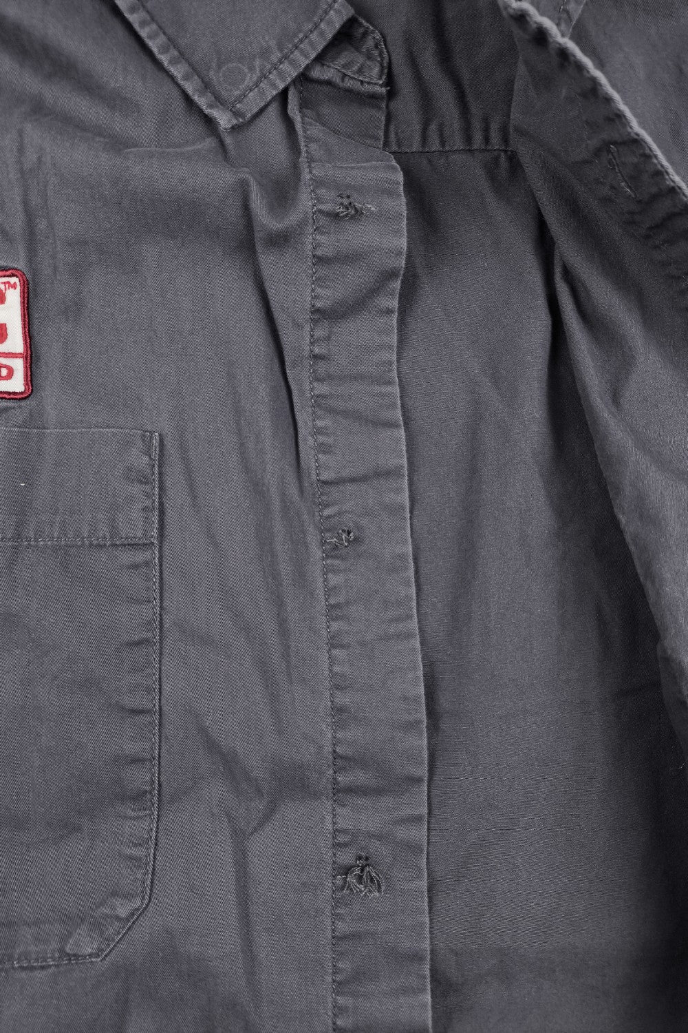 Camicia da lavoro vintage Harley-Davidson HDMC Loud &amp; Proud grigia | Abbigliamento da motociclista anni 2000