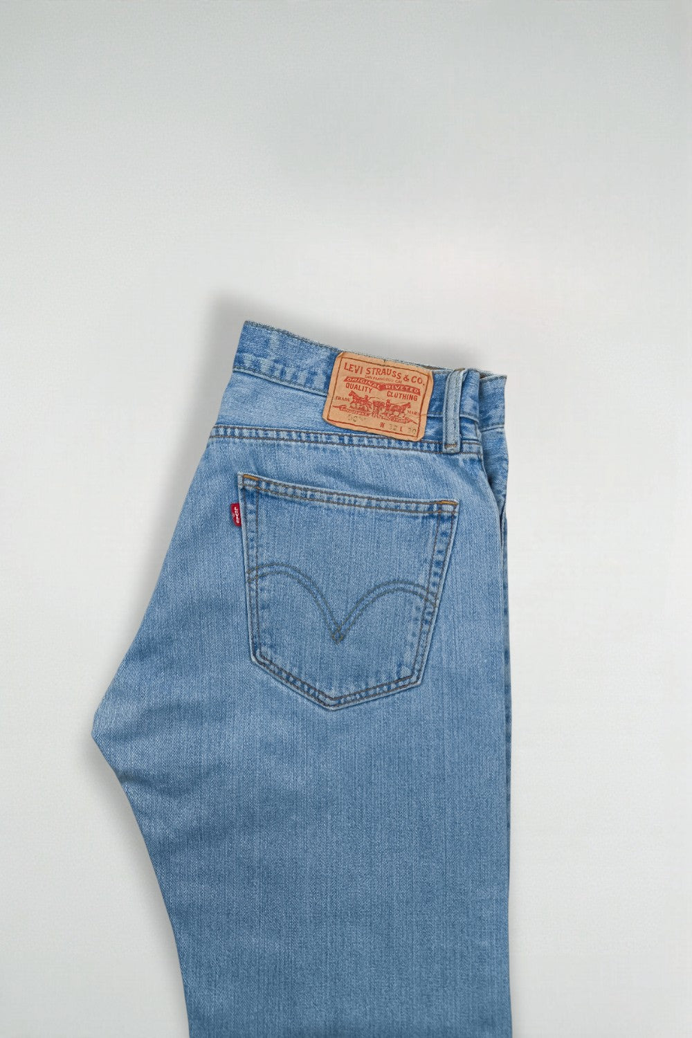 Jeans Levi's 505 a gamba dritta blu vintage | Pantaloni in denim anni 2000