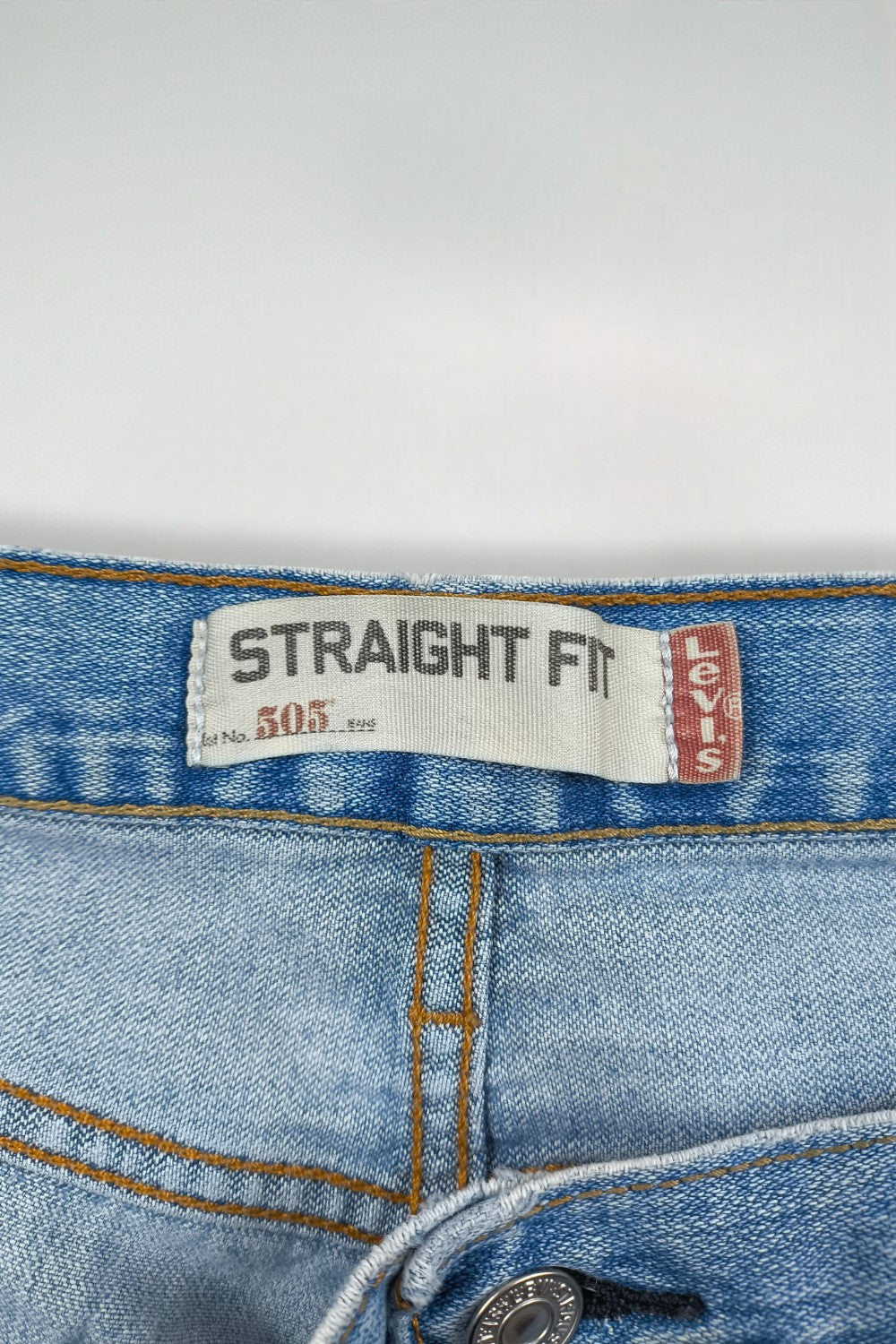 Jeans Levi's 505 a gamba dritta blu vintage | Pantaloni in denim anni 2000