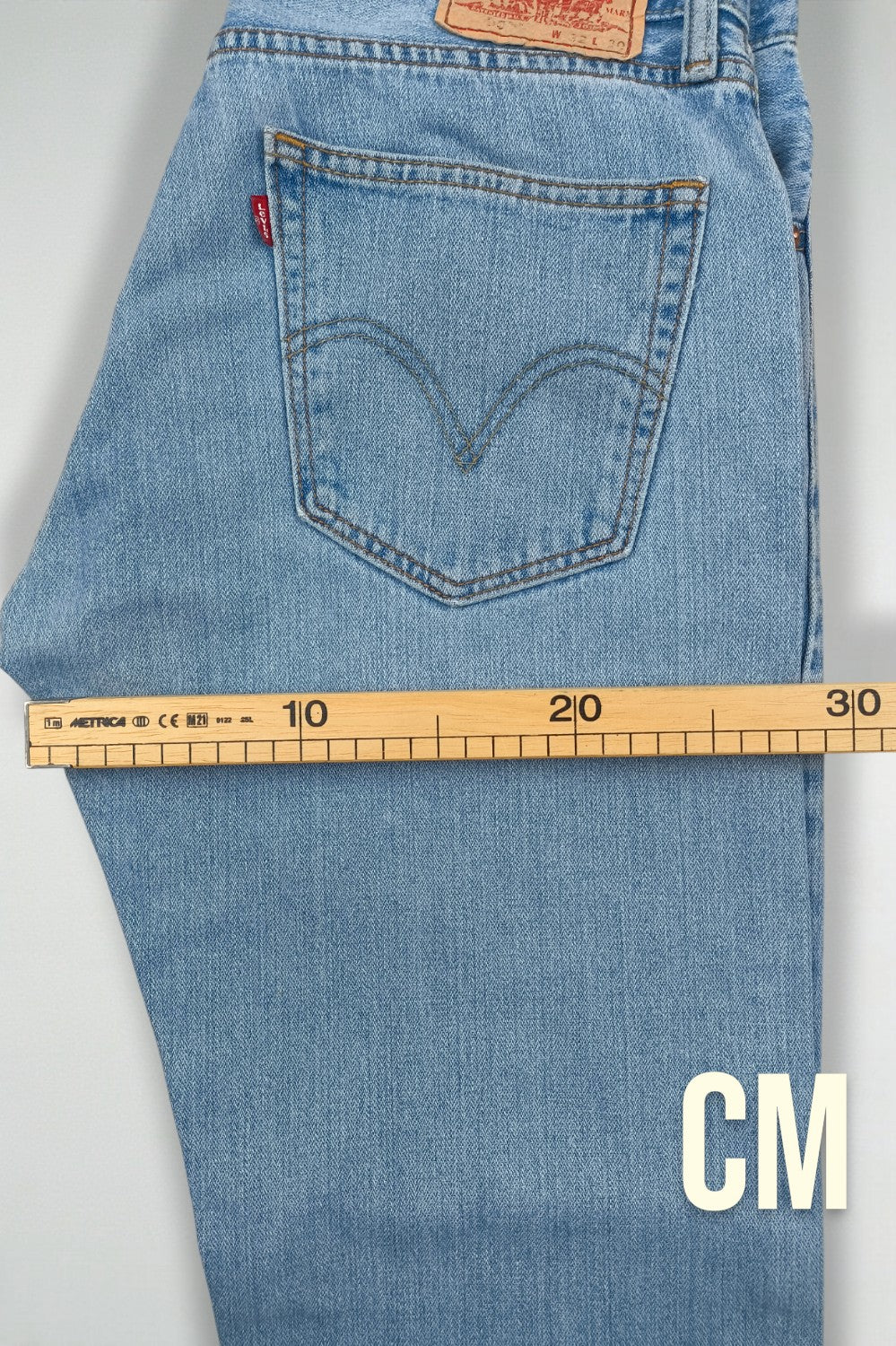 Jeans Levi's 505 a gamba dritta blu vintage | Pantaloni in denim anni 2000