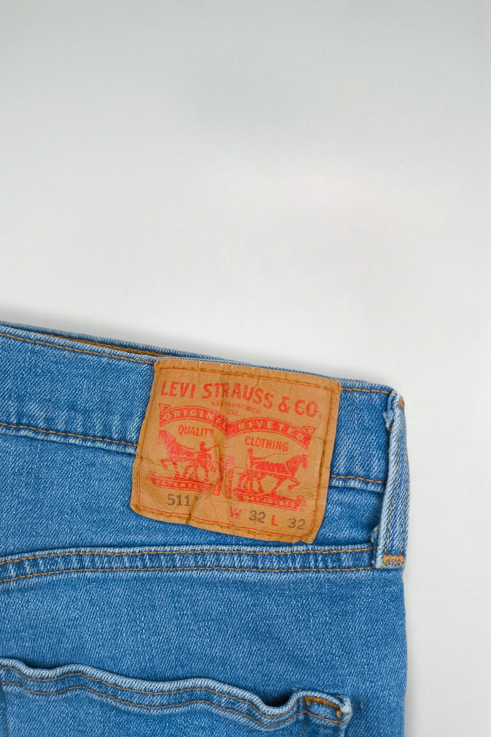 Jeans Levi's 511 Slim Fit di seconda mano, blu | Denim elasticizzato moderno