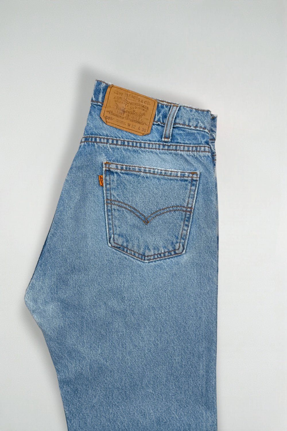Jeans Levi's 505 Regular Fit a gamba dritta vintage blu | Pantaloni in denim anni '90