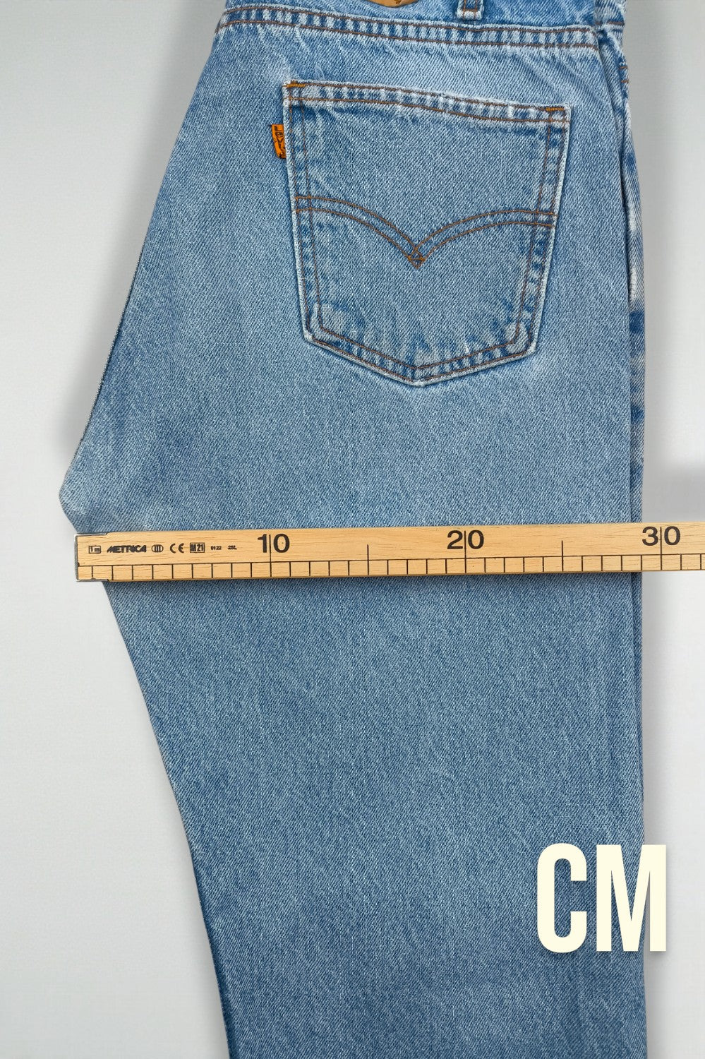 Jeans Levi's 505 Regular Fit a gamba dritta vintage blu | Pantaloni in denim anni '90
