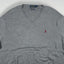 Maglione Polo Ralph Lauren con scollo a V grigio di seconda mano | Maglieria classica anni 2010