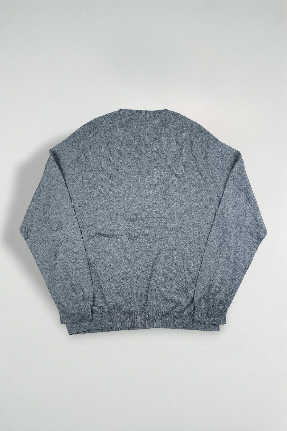 Maglione Polo Ralph Lauren con scollo a V grigio di seconda mano | Maglieria classica anni 2010