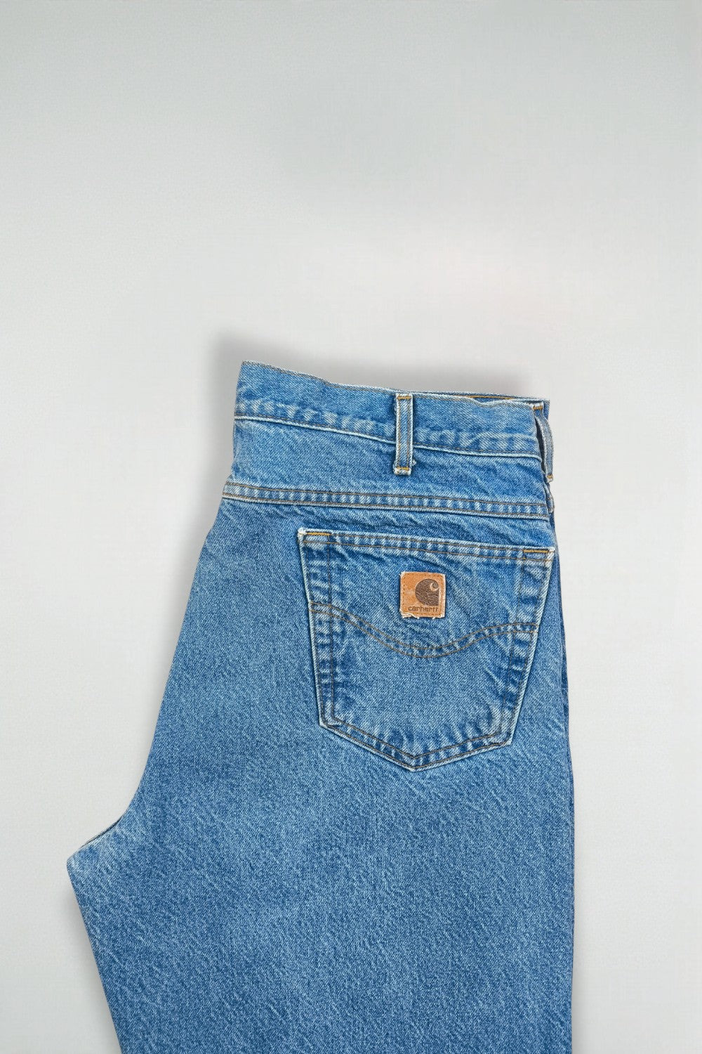 Vintage Carhartt Denim Jeans Blue | USA-Made Workwear Pants