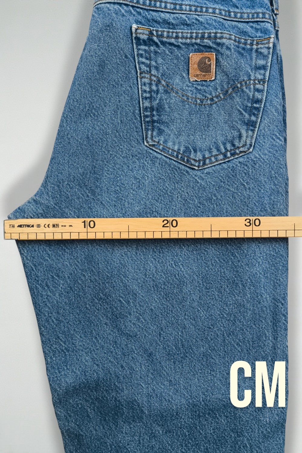Vintage Carhartt Denim Jeans Blue | USA-Made Workwear Pants