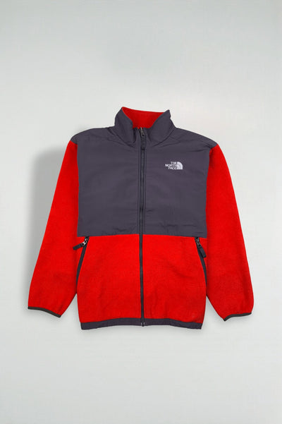 Giacca in pile vintage The North Face Polartec Denali, rosso/carbone | Abbigliamento outdoor Y2K